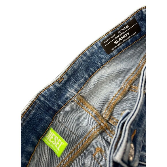 Diesel Jeans Blue Slandy Super Skinny Regular Waist Slim Denim Sz 29 X 32 - Picture 4 of 8